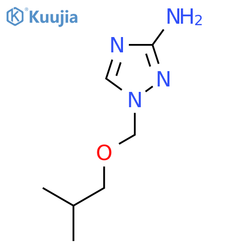 1-(2-methylpropoxy)methyl-1H-1,2,4-triazol-3-amine structure