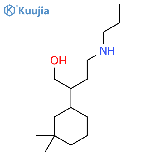 2-(3,3-Dimethylcyclohexyl)-4-(propylamino)butan-1-ol structure