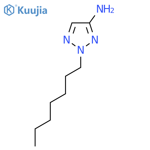2-heptyl-2H-1,2,3-triazol-4-amine structure