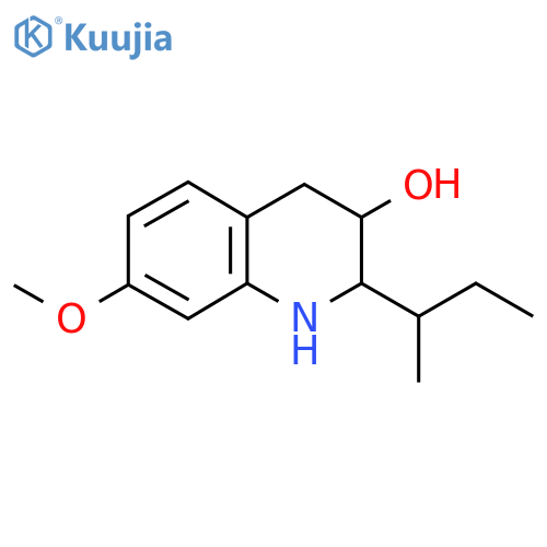 2-(Butan-2-yl)-7-methoxy-1,2,3,4-tetrahydroquinolin-3-ol structure