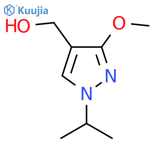 [3-methoxy-1-(propan-2-yl)-1H-pyrazol-4-yl]methanol structure