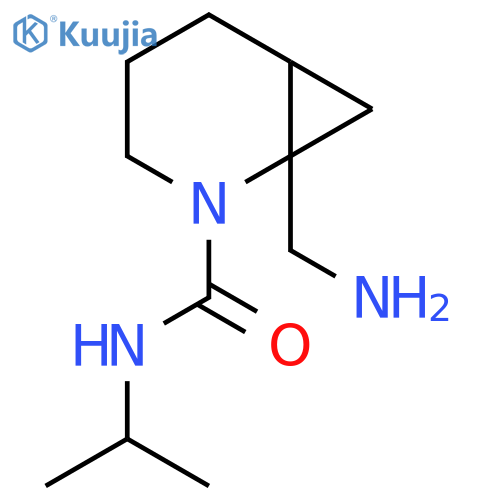 1-(aminomethyl)-N-(propan-2-yl)-2-azabicyclo[4.1.0]heptane-2-carboxamide structure