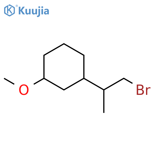 Cyclohexane, 1-(2-bromo-1-methylethyl)-3-methoxy- structure