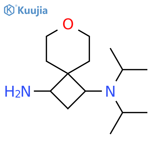 N1,N1-bis(propan-2-yl)-7-oxaspiro[3.5]nonane-1,3-diamine structure