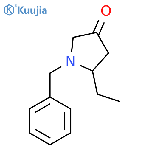 1-Benzyl-5-ethylpyrrolidin-3-one structure