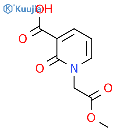 1(2H)-Pyridineacetic acid, 3-carboxy-2-oxo-, 1-methyl ester structure