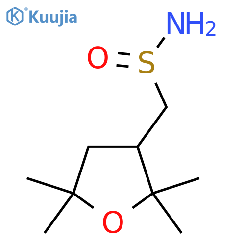 (2,2,5,5-Tetramethyloxolan-3-yl)methanesulfinamide structure