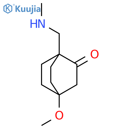 Bicyclo[2.2.2]octan-2-one, 4-methoxy-1-[(methylamino)methyl]- structure