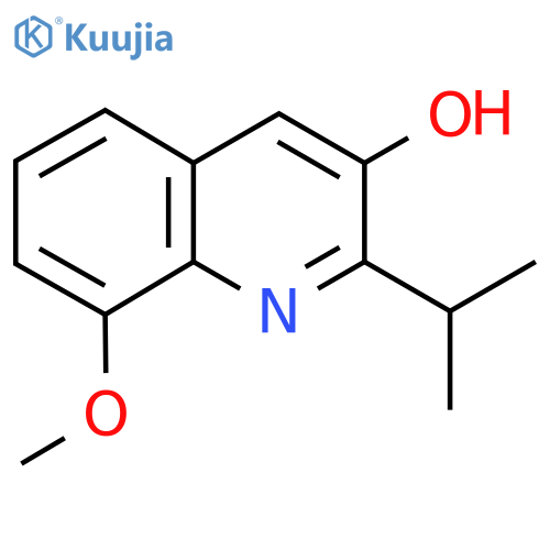 8-Methoxy-2-(propan-2-yl)quinolin-3-ol structure