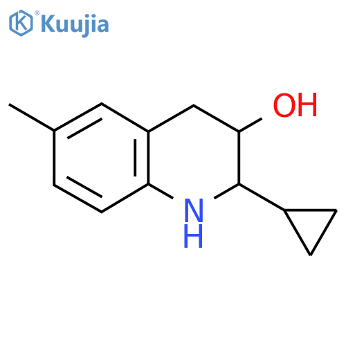 2-Cyclopropyl-6-methyl-1,2,3,4-tetrahydroquinolin-3-ol structure