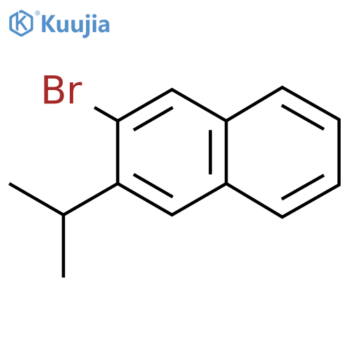2-bromo-3-(propan-2-yl)naphthalene structure