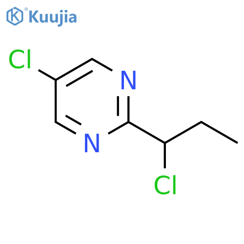 5-chloro-2-(1-chloropropyl)pyrimidine structure