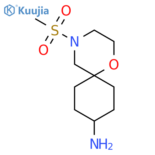 4-Methanesulfonyl-1-oxa-4-azaspiro[5.5]undecan-9-amine structure