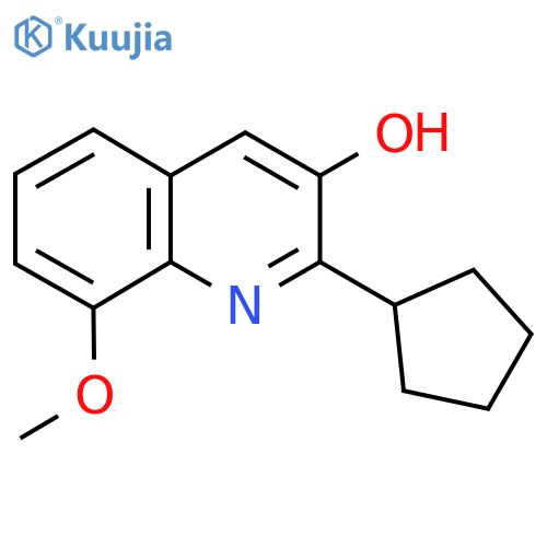2-Cyclopentyl-8-methoxyquinolin-3-ol structure