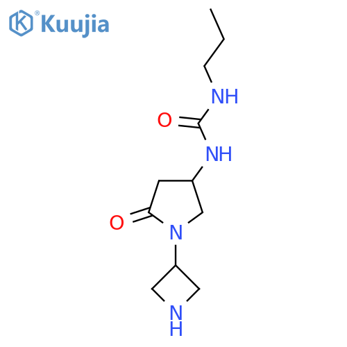 1-[1-(Azetidin-3-yl)-5-oxopyrrolidin-3-yl]-3-propylurea structure