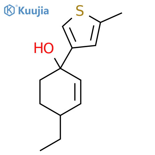 4-Ethyl-1-(5-methylthiophen-3-yl)cyclohex-2-en-1-ol structure
