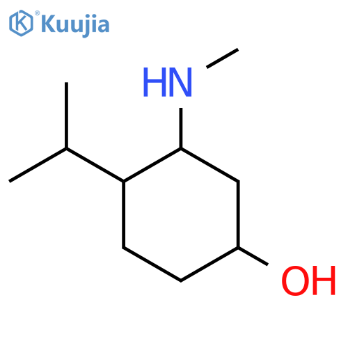 3-(Methylamino)-4-(propan-2-yl)cyclohexan-1-ol structure