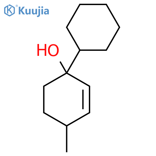 1-Cyclohexyl-4-methylcyclohex-2-en-1-ol structure