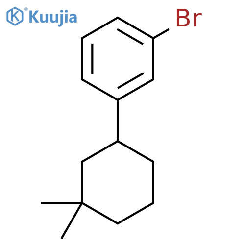 1-Bromo-3-(3,3-dimethylcyclohexyl)benzene structure