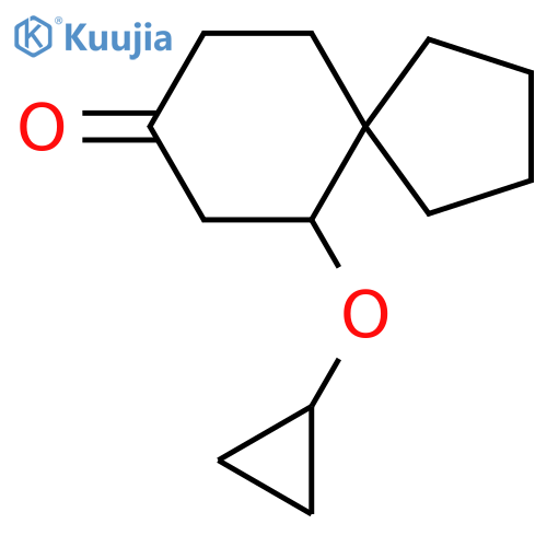6-Cyclopropoxyspiro[4.5]decan-8-one structure