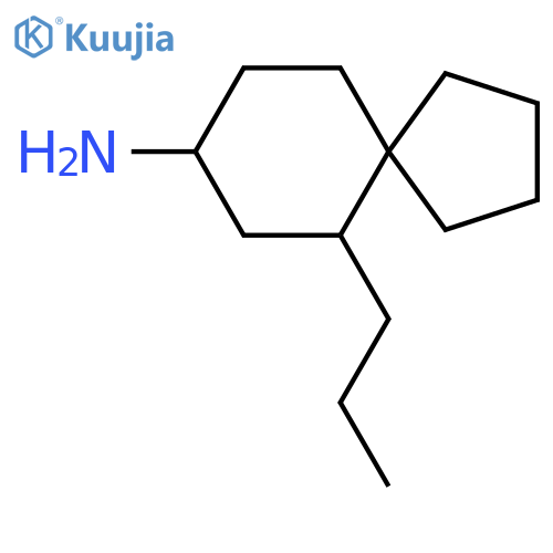 6-Propylspiro[4.5]decan-8-amine structure