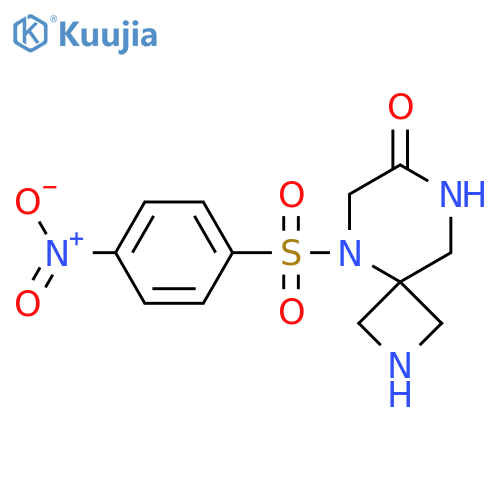 5-(4-Nitrobenzenesulfonyl)-2,5,8-triazaspiro[3.5]nonan-7-one structure