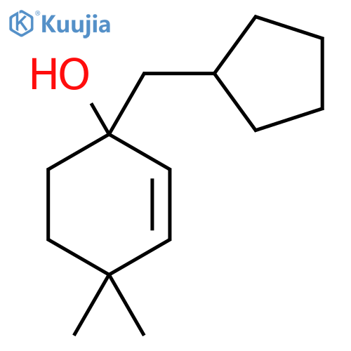1-(Cyclopentylmethyl)-4,4-dimethylcyclohex-2-en-1-ol structure