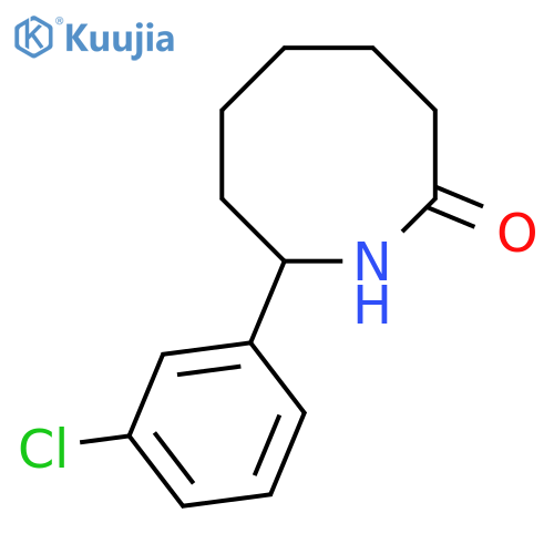 8-(3-Chlorophenyl)azocan-2-one structure
