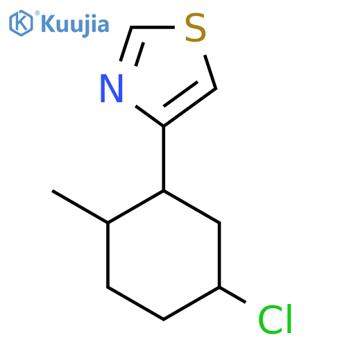 4-(5-Chloro-2-methylcyclohexyl)-1,3-thiazole structure
