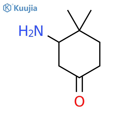 3-Amino-4,4-dimethylcyclohexan-1-one structure