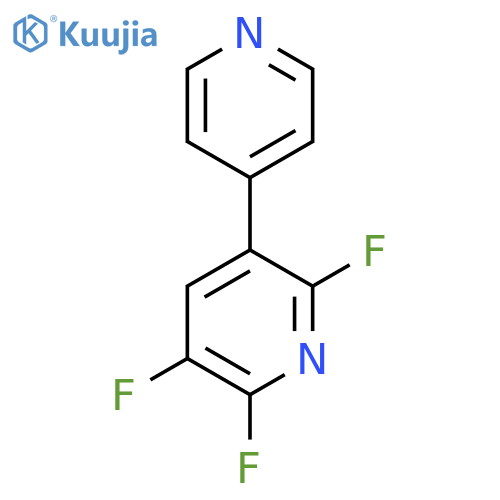 2,3,6-trifluoro-5-(pyridin-4-yl)pyridine structure