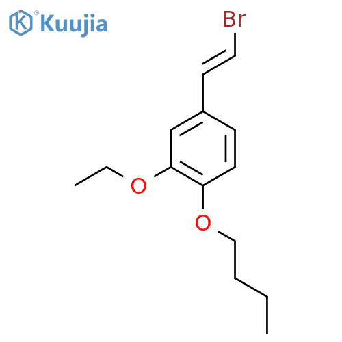 4-(2-Bromoethenyl)-1-butoxy-2-ethoxybenzene structure