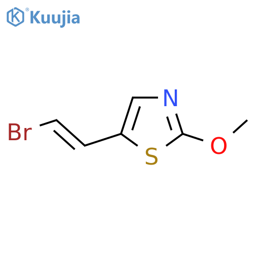 5-(2-Bromoethenyl)-2-methoxy-1,3-thiazole structure