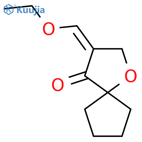 3-(ethoxymethylidene)-1-oxaspiro4.4nonan-4-one structure