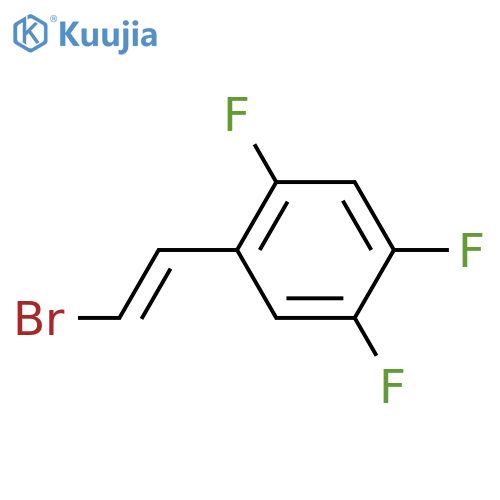 1-(2-Bromoethenyl)-2,4,5-trifluorobenzene structure