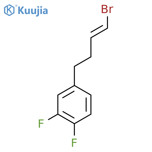 4-(4-Bromobut-3-en-1-yl)-1,2-difluorobenzene structure