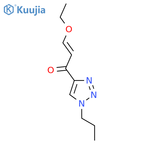 3-ethoxy-1-(1-propyl-1H-1,2,3-triazol-4-yl)prop-2-en-1-one structure