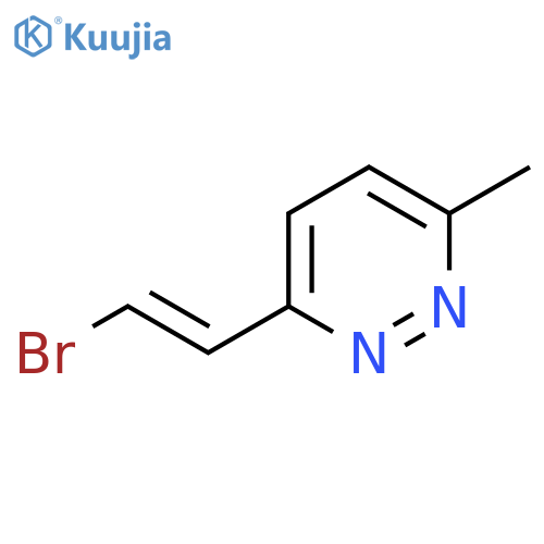 3-(2-Bromoethenyl)-6-methylpyridazine structure