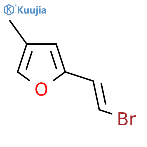 2-(2-Bromoethenyl)-4-methylfuran structure