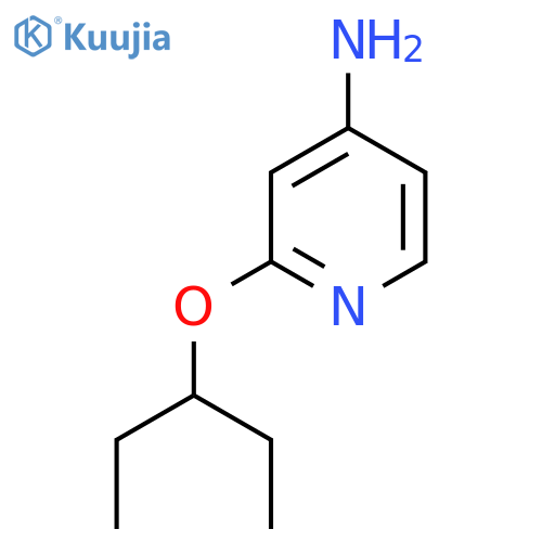 2-(pentan-3-yloxy)pyridin-4-amine structure