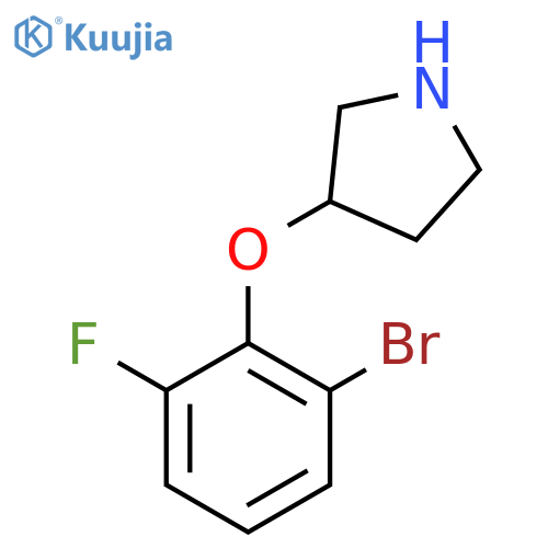3-(2-bromo-6-fluorophenoxy)pyrrolidine structure