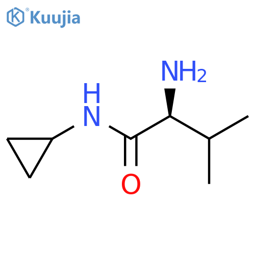 N~1~-cyclopropyl-L-valinamide structure