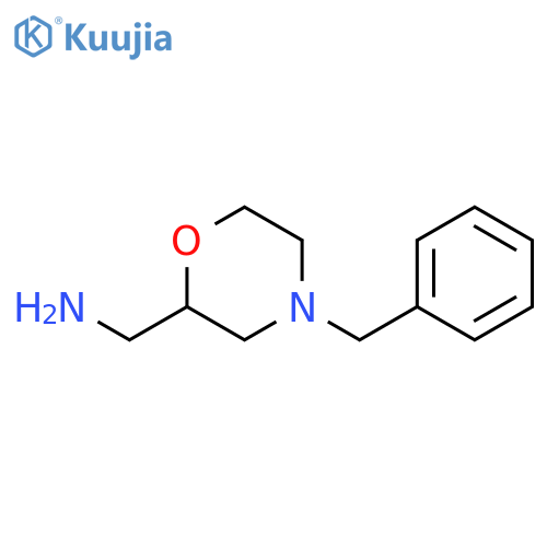 [(2R)-4-benzylmorpholin-2-yl]methanamine structure