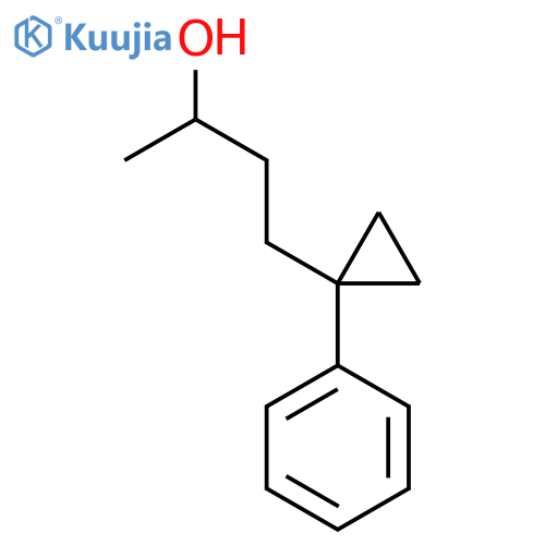 4-(1-phenylcyclopropyl)butan-2-ol structure