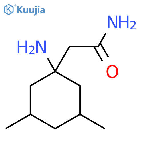 2-(1-amino-3,5-dimethylcyclohexyl)acetamide structure