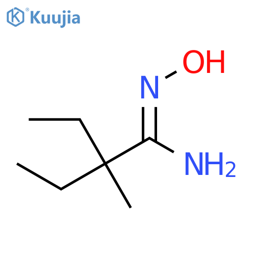 2-ethyl-N-hydroxy-2-methylbutanimidamide structure