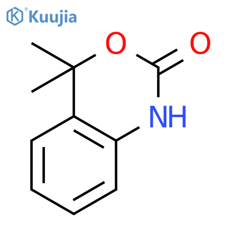 4,4-dimethyl-1,4-dihydro-2H-3,1-benzoxazin-2-one structure