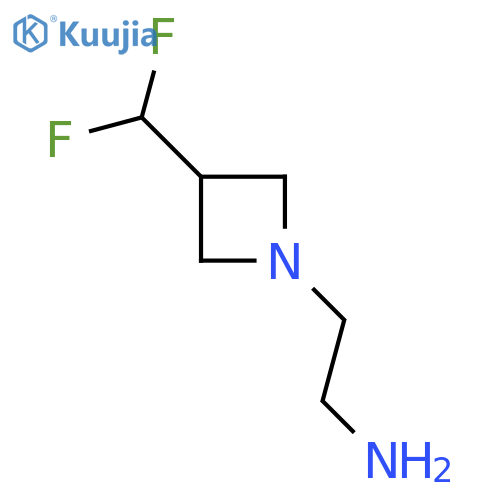 2-3-(difluoromethyl)azetidin-1-ylethan-1-amine structure