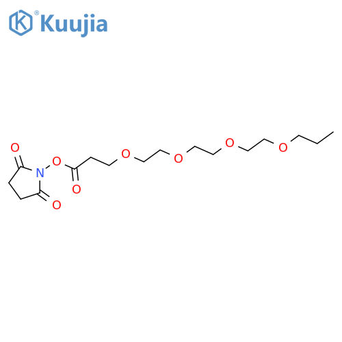 Propyl-PEG4-NHS structure
