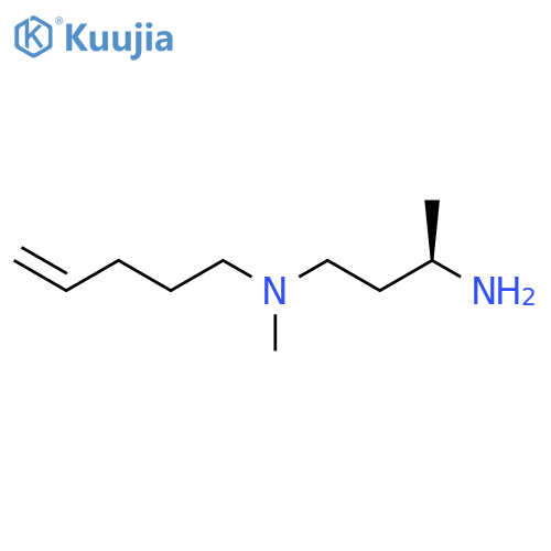 (3R)-3-aminobutyl(methyl)(pent-4-en-1-yl)amine structure